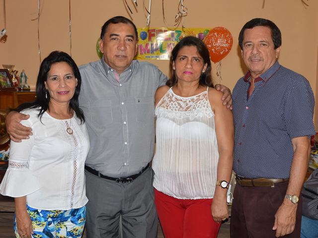 Rocío Medina, José Luis Castellanos,  Ana Polanía y Fabio Rojas.